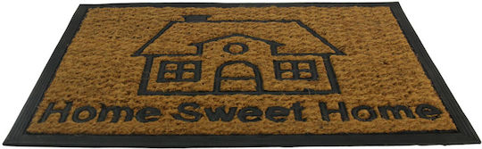 Viosarp Fußmatte Rutschfest Home Sweet Home Braun 40x60cm