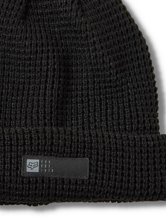 Zenther Beanie Ανδρικός Σκούφος Πλεκτός σε Μαύρο χρώμα