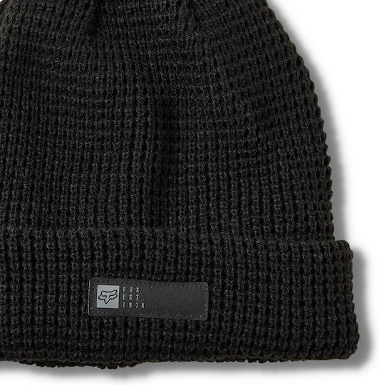 Zenther Beanie Ανδρικός Σκούφος Πλεκτός σε Μαύρο χρώμα