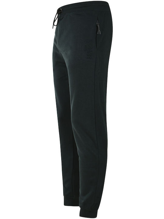 Rebase Men's Sweatpants with Rubber Black