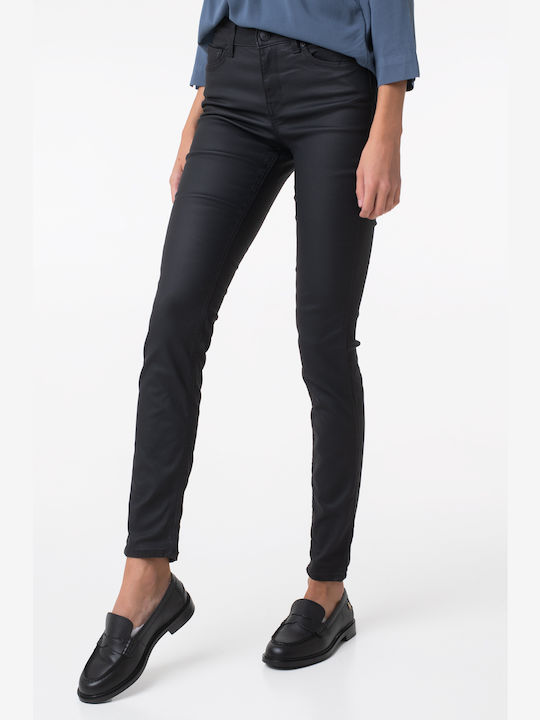 Nela Γυναικείο Jean Παντελόνι σε Skinny Εφαρμογή Μαύρο