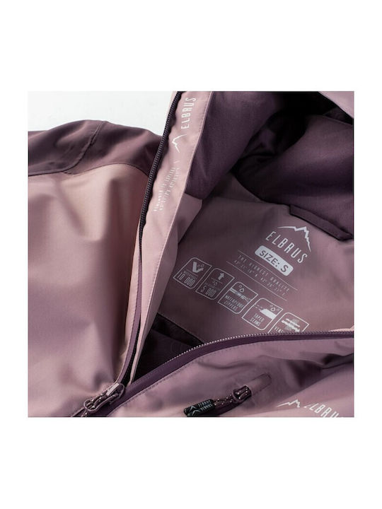 Limmen Κοντό Γυναικείο Μπουφάν για Χειμώνα Violet/Pink
