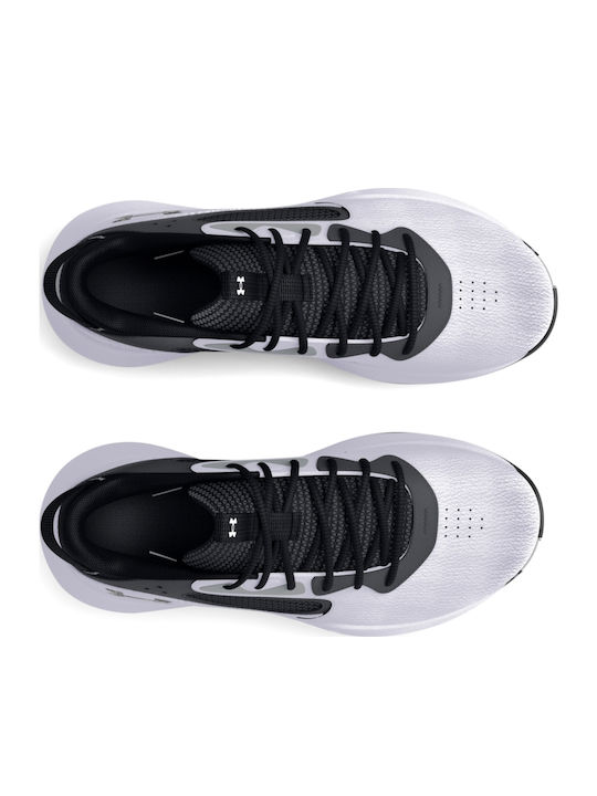Lockdown 6 Kids Sports Shoes Basketball with Laces White