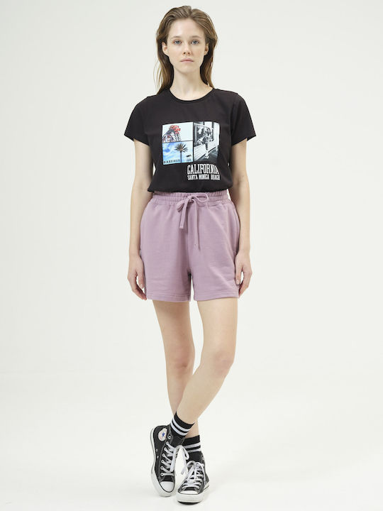 Damen T-Shirt Schwarz