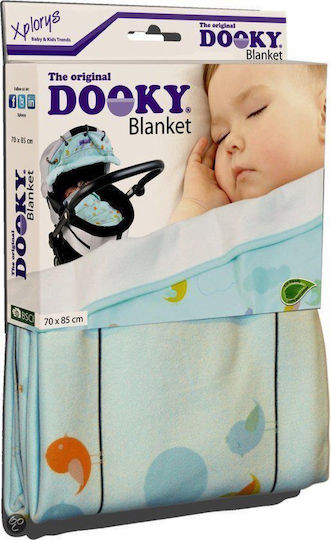 Dooky Blanket Nursery Swaddling Blankets Light Blue 70x85cm