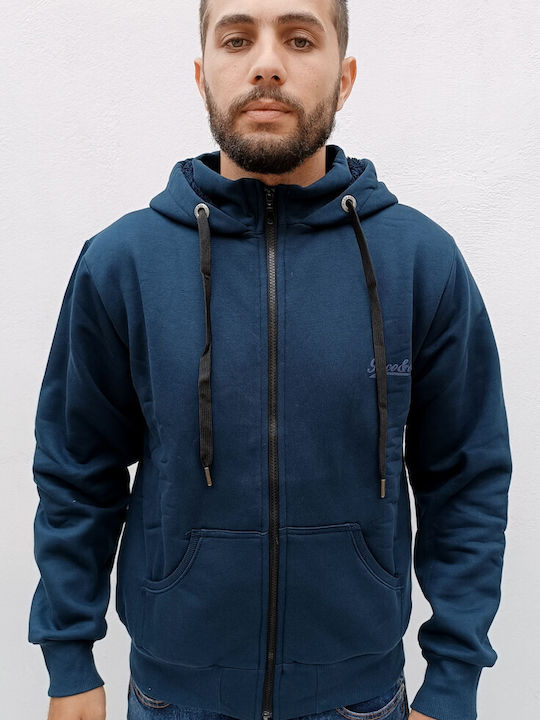 Cardigan With Hood Navy