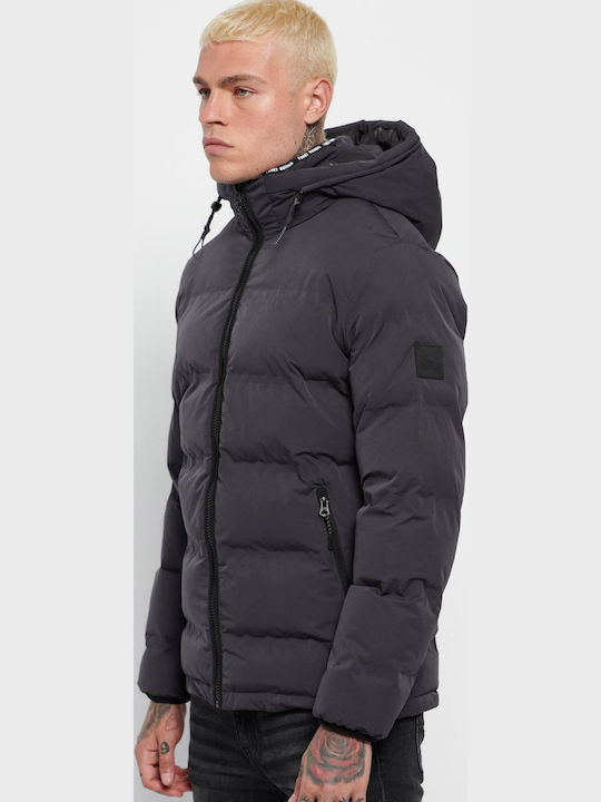 Χειμωνιάτικο Μπουφάν Puffer Anthracite