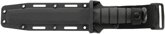 Ka-Bar USA Μαχαίρι Black Serrated σε Θήκη 1214