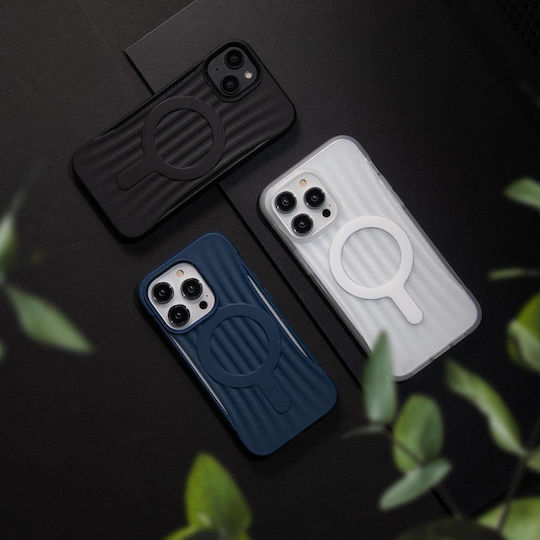 X-Doria Raptic Clutch MagSafe Back Cover Plastic / Silicon Negru (iPhone 14 Pro)