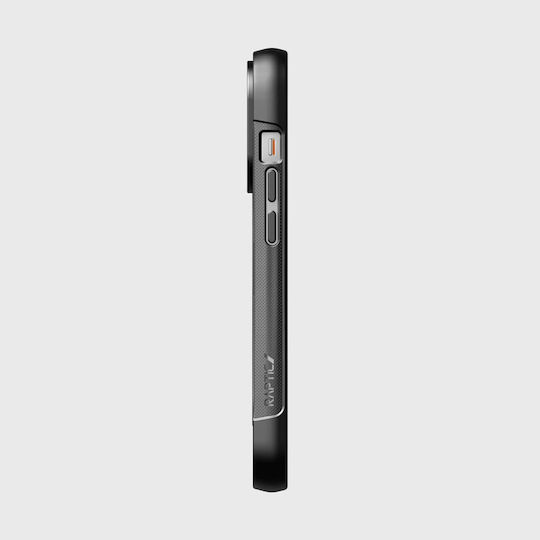 X-Doria Raptic Clutch MagSafe Back Cover Plastic / Silicon Negru (iPhone 14 Pro)