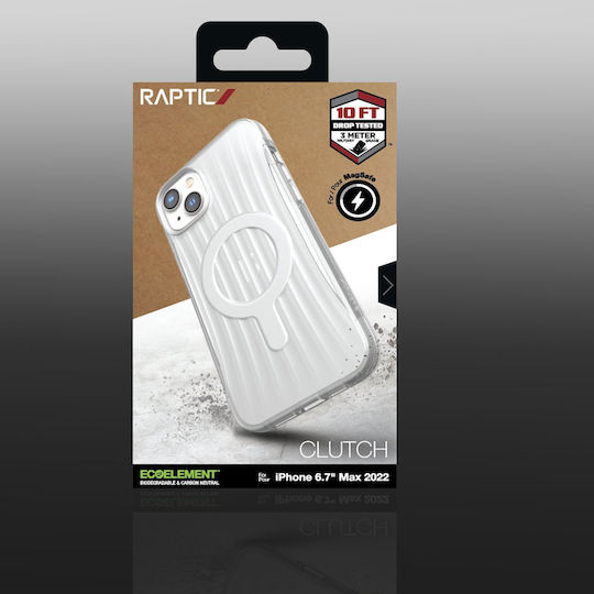 X-Doria Raptic Clutch MagSafe Задна корица Силикон Прозрачен (iPhone 14 Plus)