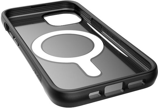 X-Doria Raptic Clutch MagSafe Back Cover Πλαστικό / Σιλικόνης Μαύρο (iPhone 14)