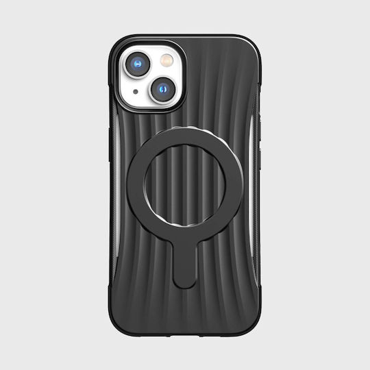 X-Doria Raptic Clutch MagSafe Back Cover Πλαστικό / Σιλικόνης Μαύρο (iPhone 14)