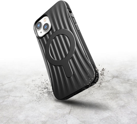 X-Doria Raptic Clutch MagSafe Back Cover Πλαστικό / Σιλικόνης Μαύρο (iPhone 14)