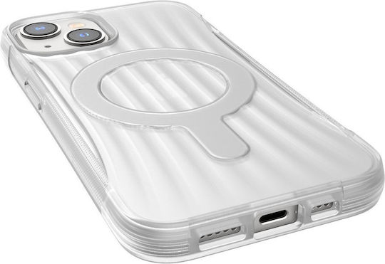X-Doria Raptic Clutch MagSafe Back Cover Plastic / Silicone Transparent (iPhone 14)