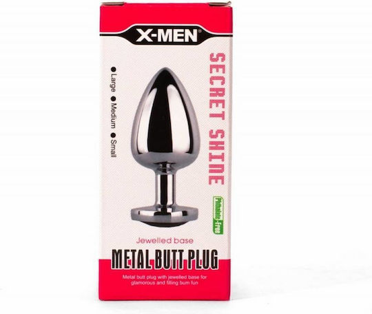 X-Men Secret Shade Metal Πρωκτική Σφήνα Small Κόκκινη