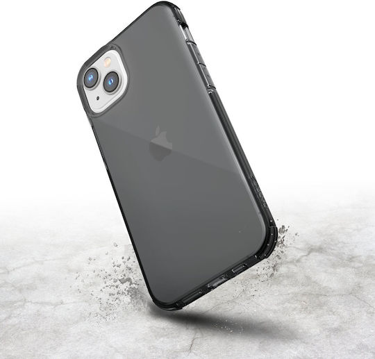 Raptic Clear Back Cover Πλαστικό / Σιλικόνης Γκρι (iPhone 14)