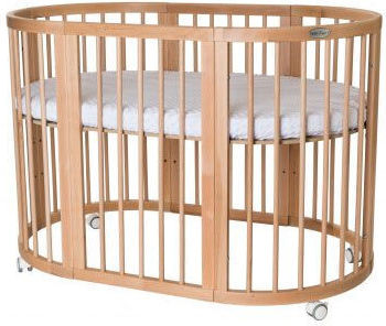 IngVart Saltea Pentru Patut Midi Round Cu Fibră De Cocos Și Latex 72x125cm