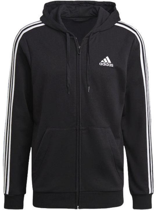 adidas Essentials 3-Stripes Logo Ζακέτα με Κουκ...