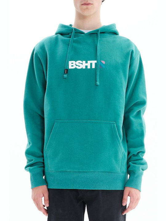 Φούτερ με Κουκούλα Dusty Turquoise