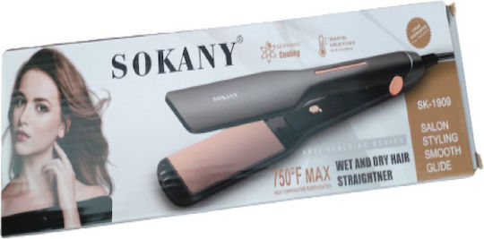 Sokany SK-1909 Πρέσα Μαλλιών με Κεραμικές Πλάκες 50W