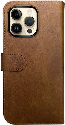 Rosso Element Synthetic Leather Wallet Brown (iPhone 14 Pro Max)