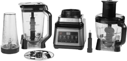 Ninja 3-in-1 Πολυμίξερ 1200W με Κάδο 1.8lt και Κανάτα Μπλέντερ Μαύρο