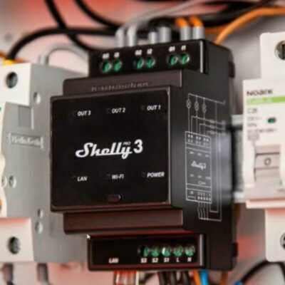 Shelly Pro 3 Ρελέ Ράγας Ισχύος 16A με Τάση 240V