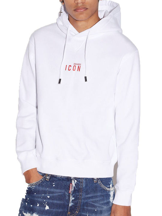 Dsquared2 Men's Sweatshirt with Hood White