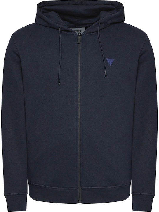 Sweatshirt with Hood Navy Blue