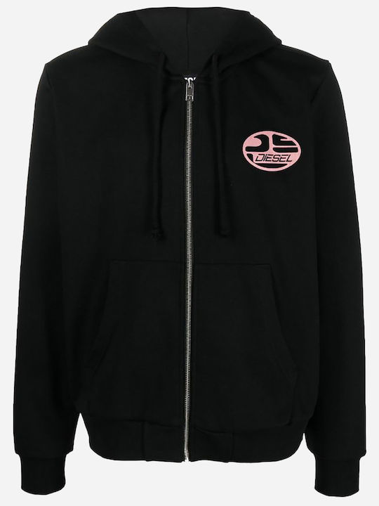 S-Ginn-K6 Men's Sweatshirt with Black Hood