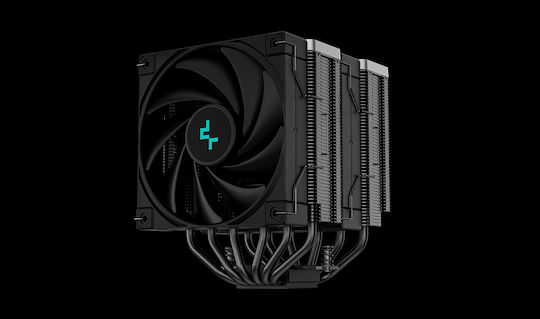 Deepcool AK620 Zero Dark Ψύκτρα Επεξεργαστή Διπλού Ανεμιστήρα για Socket AM4/AM5/1200/115x/1700