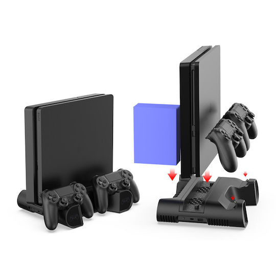 Dobe Charging Station for 2 controllers PS4 Black