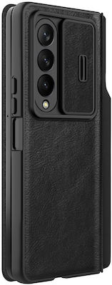 Nillkin Camshield Qin Pro Back Cover Δερματίνης Μαύρο (Galaxy Z Fold4)