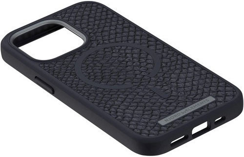 Njord Salmon Leather Back Cover Δερμάτινο 2mm Γκρι (iPhone 13 Pro)
