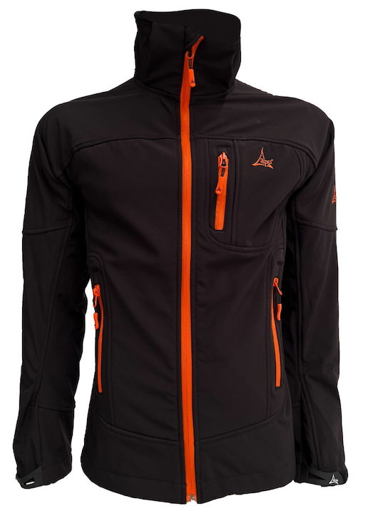 Himaalaya Χειμωνιάτικο Μπουφάν Softshell Αδιάβροχο και Αντιανεμικό Black/Orange