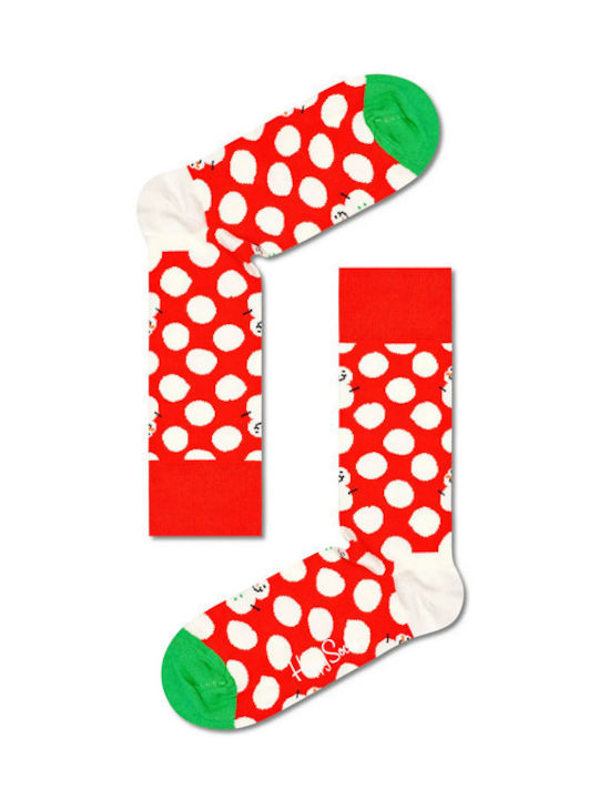 Happy Socks Big Dot Snowman Gift Set Χριστουγεννιάτικες Κάλτσες Πολύχρωμες 2Pack Happy Socks Big Dot Snowman Gift Set Χριστουγεννιάτικες Κάλτσες Πολύχρωμες 2Pack