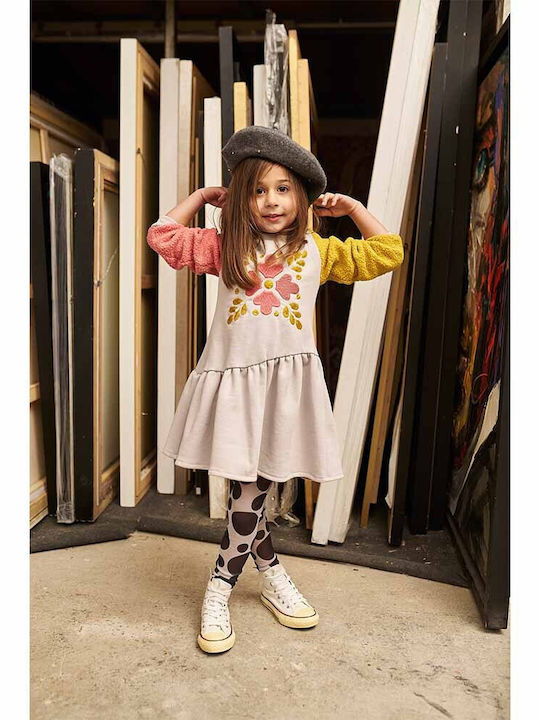 Two In A Castle Sweatshirt Kids Dress Long Sleeve Multicolour