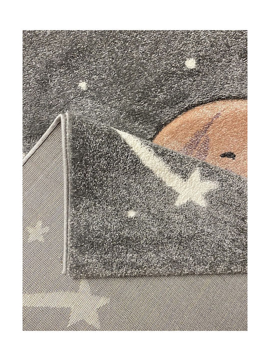 Koulis Carpets Iepuraș Kids Rug Gri 133x190cm Thickness 13mm