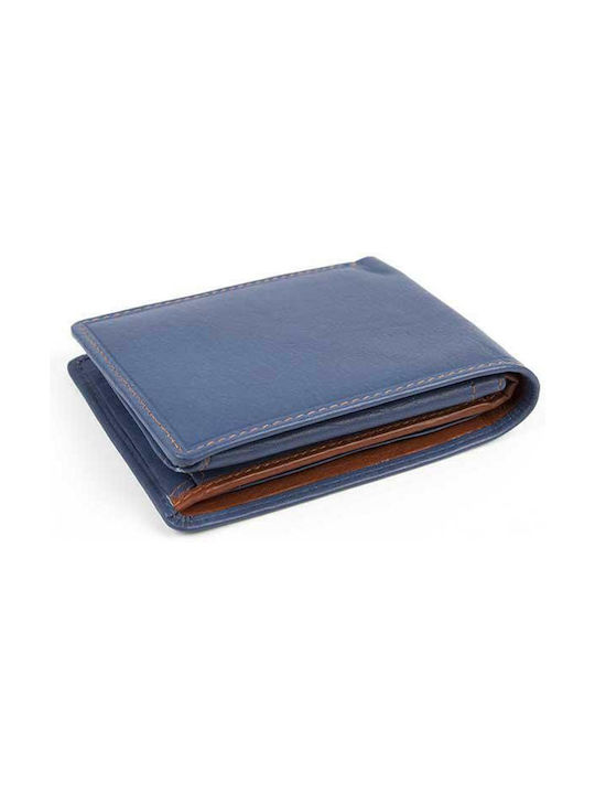 Fetiche Leather Men's Leather Wallet Blue