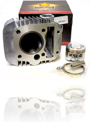 Fuego Racing Motorcycle Cylinder Piston Kit ΣΕΤ Κυλινδροπιστονο for Honda Innova 125