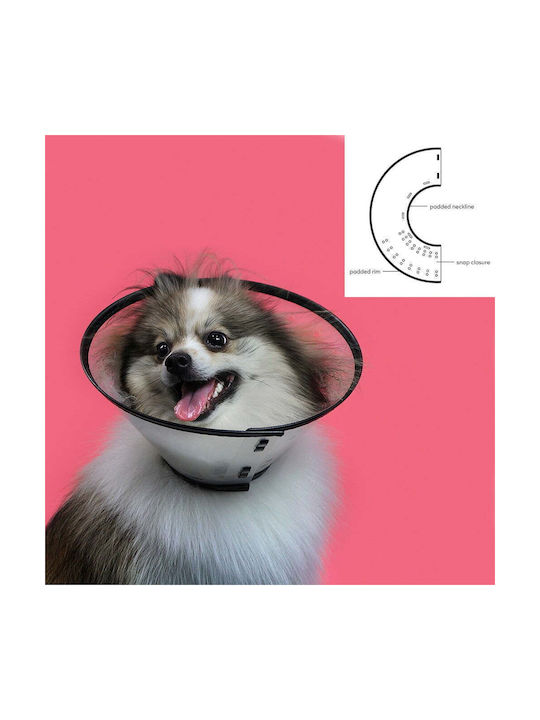 Kvp KVP Saf-T-Clear Hundehalsband aus in Transparent Farbe 17 - 30cm