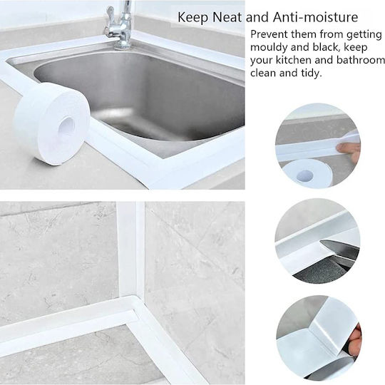 Bandă De Izolare 38mm x 3.2m Albă