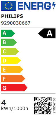 Philips LED Bulbs for Socket E27 and Shape A60 Warm White 840lm 1pcs