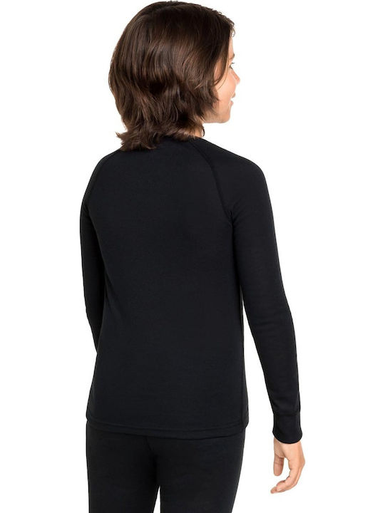 Active Warm Eco Kids Thermal Black Top