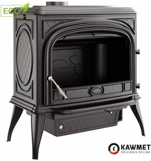 Kawmet Premium Nika S5 Eco Fontă Soba pe lemne 11.3kW Negru