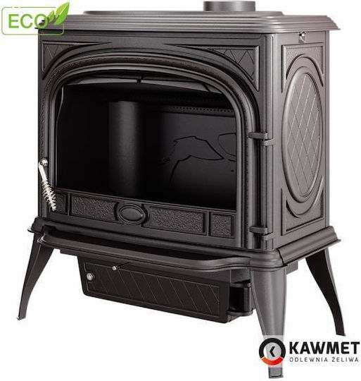 Kawmet Premium Nika S5 Eco Fontă Soba pe lemne 11.3kW Negru