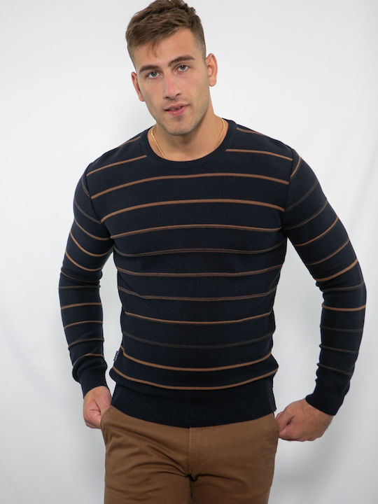 Side Effect Herren Langarm-Pullover Blau