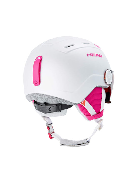 Head Maja Visor Kids Helmet for Ski & Snowboard White