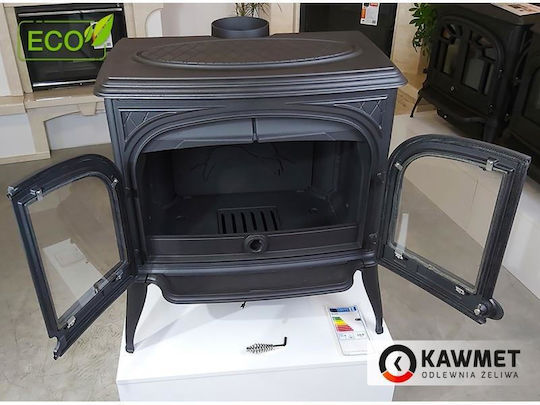 Kawmet Premium Helios S8 Eco Fontă Soba pe lemne 13.9kW Negru